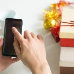 mobile using a person